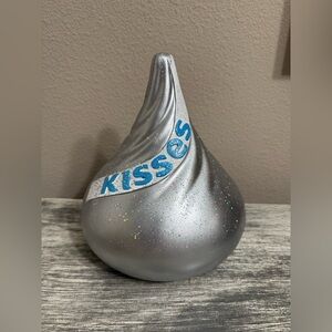 Silver Hershey Kisses Decorative Accent